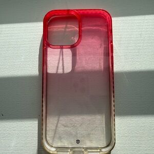 ShieldOn Gradient Pink and Clear iPhone 13 Pro Max Case!